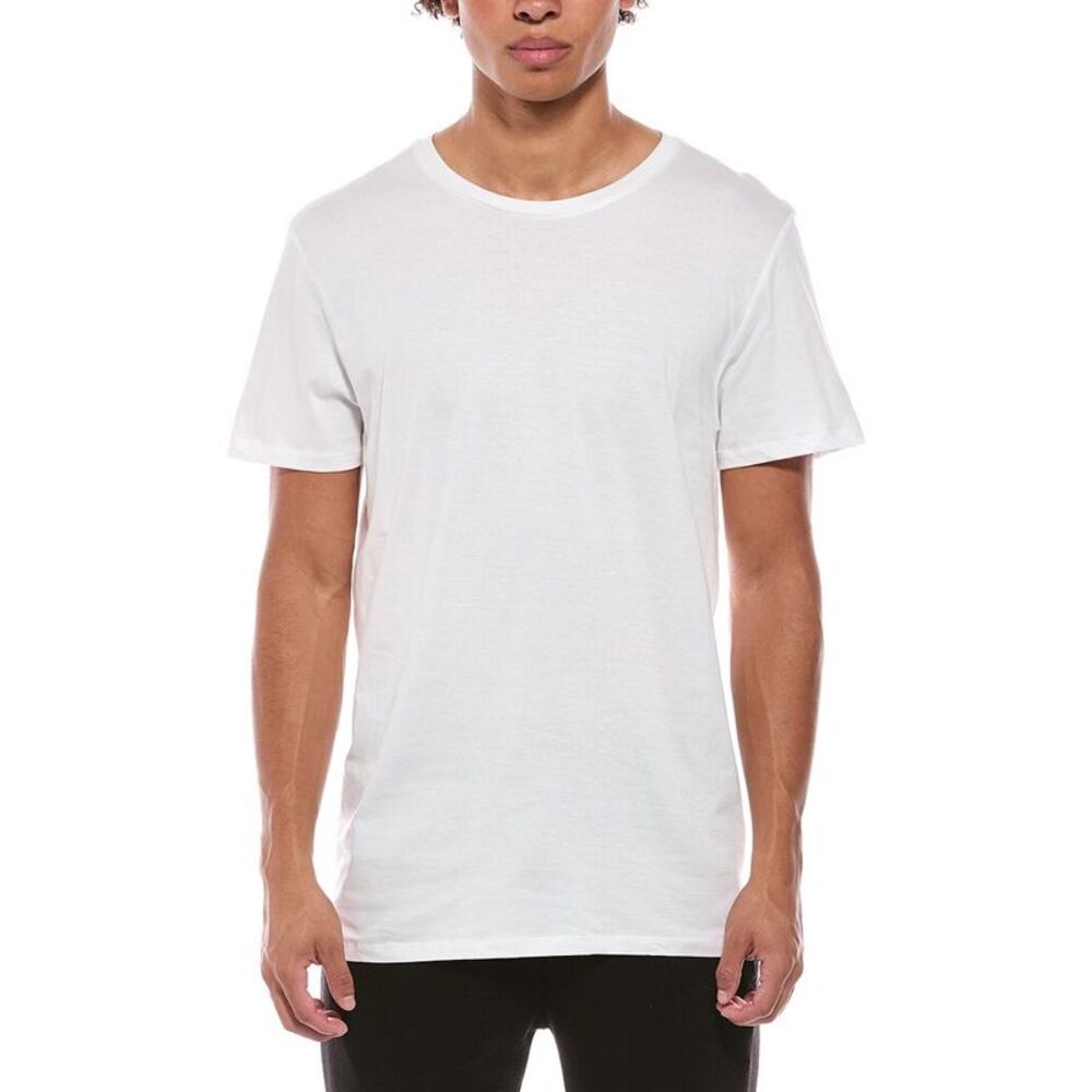 Calvin Klein Mens Short Sleeve Crew Neck 3-Pack, White